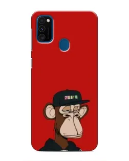 Чохол для Samsung Galaxy M31 з картинкою «Bored Ape — червоний фон» Чохол для Samsung Galaxy M31 з картинкою «Bored Ape — червоний фон»