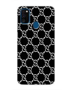 Чехол для Samsung Galaxy M31 с картинкой «Gucci — сетчатый паттерн»