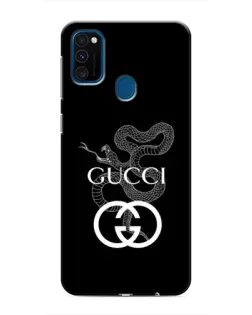 Чехол для Samsung Galaxy M31 с картинкой «Gucci — серебряная змея»