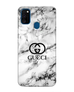 Чехол для Samsung Galaxy M31 с картинкой «Gucci — мраморный шик»