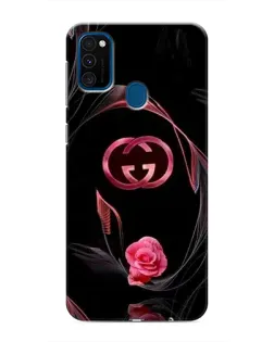 Чехол для Samsung Galaxy M31 с картинкой «Gucci — неоновая роза»
