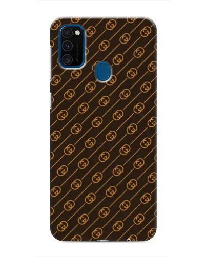 Чехол для Samsung Galaxy M31 с картинкой «Gucci — золотые диагонали» Чехол для Samsung Galaxy M31 с картинкой «Gucci — золотые диагонали»