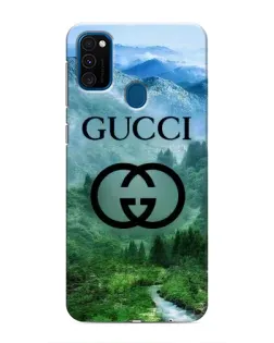 Чехол для Samsung Galaxy M31 с картинкой «Gucci — горный пейзаж»