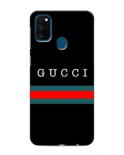 Чехол для Samsung Galaxy M31 с картинкой «Gucci — красный пояс»