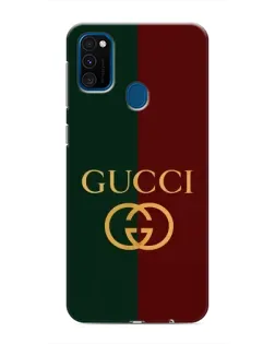 Чехол для Samsung Galaxy M31 с картинкой «Gucci — темно-зеленый градиент»