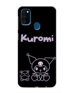Чехол для Samsung Galaxy M31 с картинкой «Kuromi — черный минимализм» Чехол для Samsung Galaxy M31 с картинкой «Kuromi — черный минимализм»