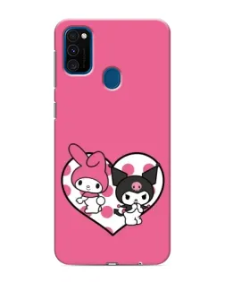 Чехол для Samsung Galaxy M31 с картинкой «Kuromi и My Melody» Чехол для Samsung Galaxy M31 с картинкой «Kuromi и My Melody»