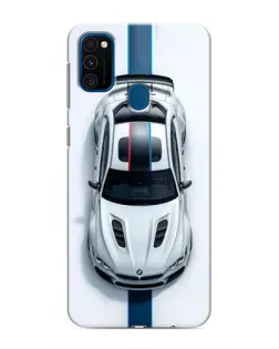 Чехол для Samsung Galaxy M31 с картинкой «Вид сверху — BMW M»