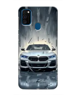 Чехол для Samsung Galaxy M31 с картинкой «BMW в свете фар»