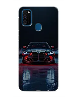 Чехол для Samsung Galaxy M31 с картинкой «BMW на мокрой дороге»