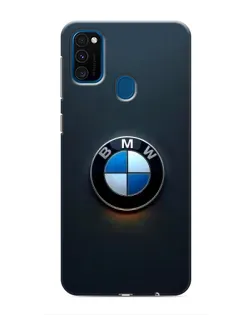 Чехол для Samsung Galaxy M31 с картинкой «Логотип BMW — минимализм»