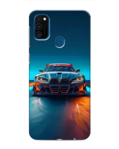 Чехол для Samsung Galaxy M31 с картинкой «BMW — огни неона» Чехол для Samsung Galaxy M31 с картинкой «BMW — огни неона»