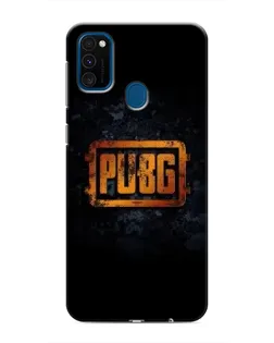 Чохол для Samsung Galaxy M31 з картинкою «PUBG — золотий логотип»