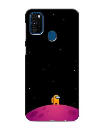 Чохол для Samsung Galaxy M31 з картинкою «Самотній герой на планеті»
