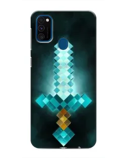 Чохол для Samsung Galaxy M31 з картинкою «Алмазний меч неон»