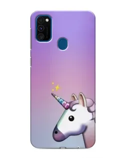 Чехол для Samsung Galaxy M31 с картинкой «Единорог градиент»