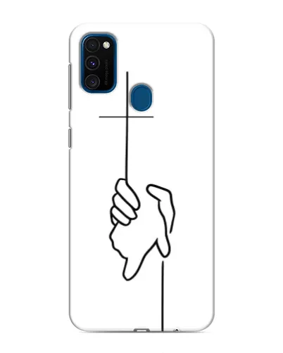 Чехол для Samsung Galaxy M31 с картинкой «Рука держит» Чехол для Samsung Galaxy M31 с картинкой «Рука держит»
