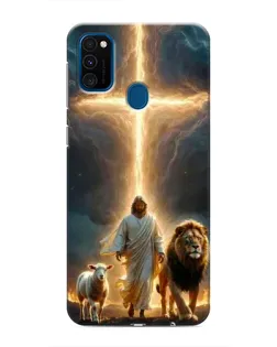 Чехол для Samsung Galaxy M31 с картинкой «Лев Иуды и Свет»