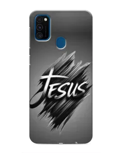 Чехол для Samsung Galaxy M31 с картинкой «Надпись Jesus Graffiti»