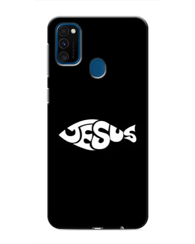 Чехол для Samsung Galaxy M31 с картинкой «Рыба Jesus» Чехол для Samsung Galaxy M31 с картинкой «Рыба Jesus»