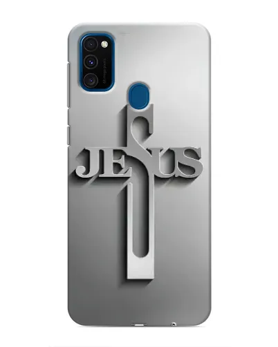 Чехол для Samsung Galaxy M31 с картинкой «Металлический крест Jesus» Чехол для Samsung Galaxy M31 с картинкой «Металлический крест Jesus»