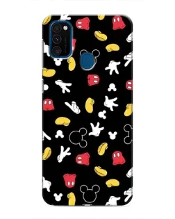 Чехол для Samsung Galaxy M31 с картинкой «Графический принт лапок»
