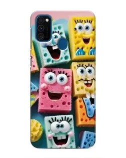 Чехол для Samsung Galaxy M31 с картинкой «Цветные губки»