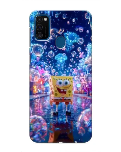 Чехол для Samsung Galaxy M31 с картинкой «Неоновый океан»