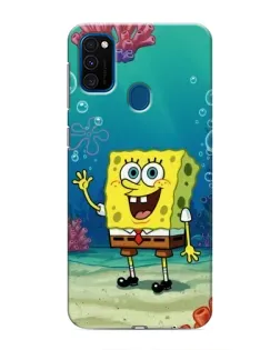 Чехол для Samsung Galaxy M31 с картинкой «Подводный привет»