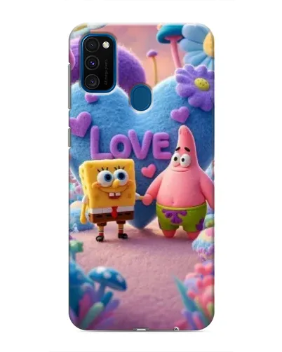 Чехол для Samsung Galaxy M31 с картинкой «Губка Боб Патрик»