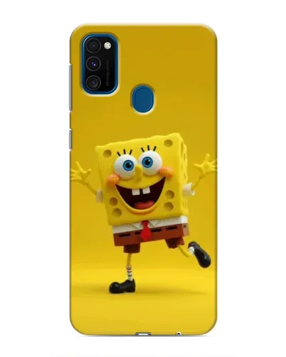 Чехол для Samsung Galaxy M31 с картинкой «Позитивный Губка Боб»