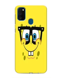 Чехол для Samsung Galaxy M31 с картинкой «Минималистичный Спанч Боб»