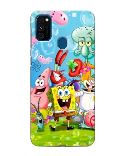 Чехол для Samsung Galaxy M31 с картинкой «Губка Боб и друзья» Чехол для Samsung Galaxy M31 с картинкой «Губка Боб и друзья»
