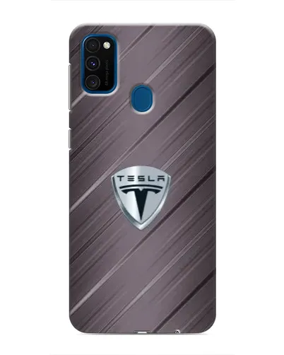 Чехол для Samsung Galaxy M31 с картинкой «Металлическая текстура Tesla» Чехол для Samsung Galaxy M31 с картинкой «Металлическая текстура Tesla»