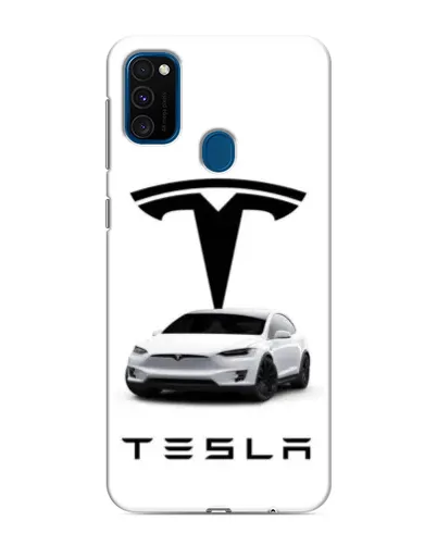Чехол для Samsung Galaxy M31 с картинкой «Tesla White Style» Чехол для Samsung Galaxy M31 с картинкой «Tesla White Style»