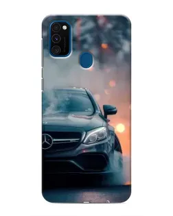 Чехол для Samsung Galaxy M31 с картинкой «Mercedes — ночной город»