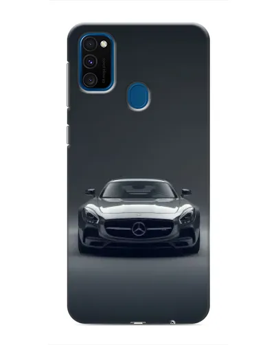 Чехол для Samsung Galaxy M31 с картинкой «Mercedes на черном»
