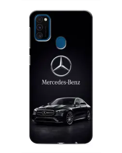 Чехол для Samsung Galaxy M31 с картинкой «Mercedes — решетка радиатора»