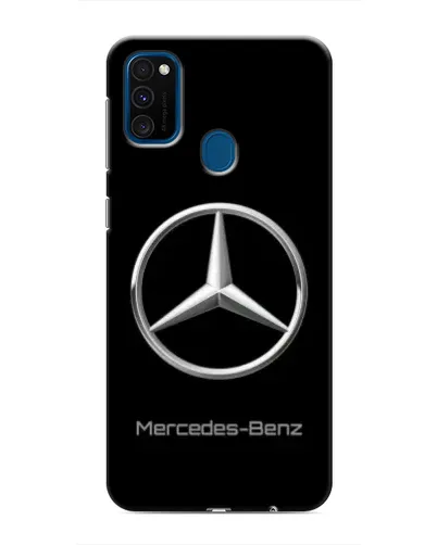 Чехол для Samsung Galaxy M31 с картинкой «Mercedes Silver Logo»