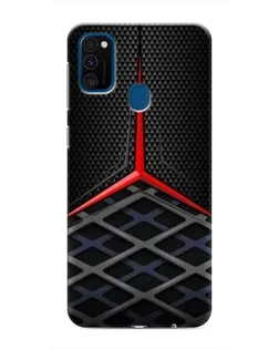 Чехол для Samsung Galaxy M31 с картинкой «Mercedes Carbon Grid»