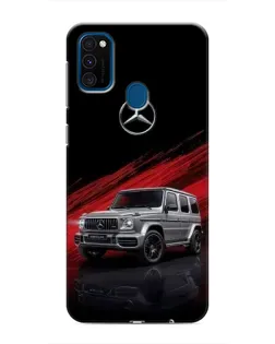 Чехол для Samsung Galaxy M31 с картинкой «Mercedes G-Class красный»