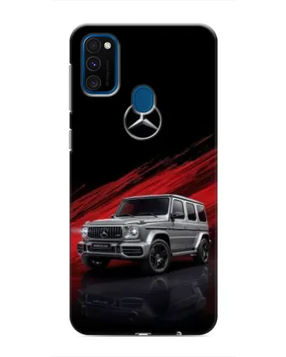 Чехол для Samsung Galaxy M31 с картинкой «Mercedes G-Class красный»
