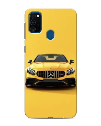 Чехол для Samsung Galaxy M31 с картинкой «Желтый Mercedes GT»