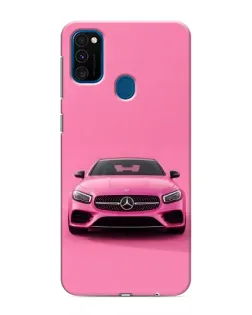 Чехол для Samsung Galaxy M31 с картинкой «Розовый Mercedes AMG»