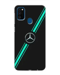 Чехол для Samsung Galaxy M31 с картинкой «Спортивные линии Mercedes»