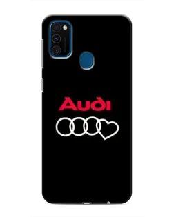Чохол для Samsung Galaxy M31 з картинкою «Логотип Audi Heart»