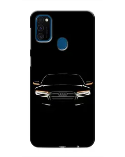 Чохол для Samsung Galaxy M31 з картинкою «Audi — нічний контур»