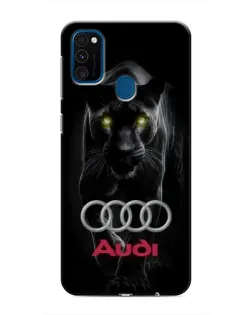 Чохол для Samsung Galaxy M31 з картинкою «Пантера та Audi»