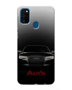 Чохол для Samsung Galaxy M31 з картинкою «Audi — градієнтний контур»