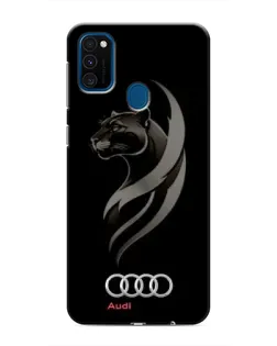Чохол для Samsung Galaxy M31 з картинкою «Графіка — пантера та Audi»